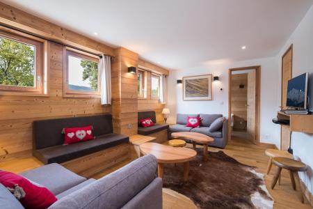 Skiverleih 5 Zimmer Chalet für 8 Personen - Chalet Arbe - Méribel - Wohnzimmer