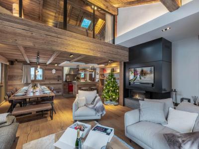 Rent in ski resort 8 room chalet 15 people - Chalet Bacaro - Méribel - Living room