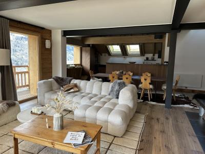 Rent in ski resort 7 room chalet 14 people - Chalet Etoile des Neiges - Méribel - Living room