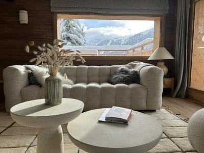 Rent in ski resort 7 room chalet 14 people - Chalet Etoile des Neiges - Méribel - Living room