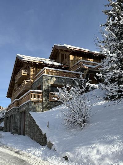 Rent in ski resort 7 room chalet 14 people - Chalet Etoile des Neiges - Méribel - Winter outside