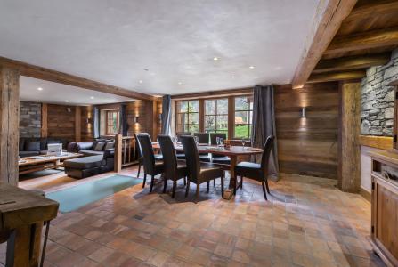 Skiverleih 6 Zimmer Chalet für 10 Personen - Chalet la Tannière des Ours - Méribel - Wohnzimmer