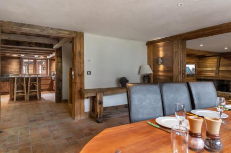 Ski verhuur Chalet 6 kamers 10 personen - Chalet la Tannière des Ours - Méribel - Woonkamer