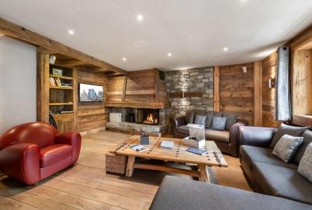 Location au ski Chalet 6 pièces 10 personnes - Chalet la Tannière des Ours - Méribel - Séjour