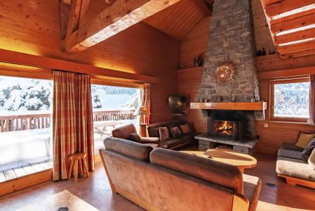 Wynajem na narty Domek górski triplex 10 pokojowy  dla 12 osób - Chalet le Grillon - Méribel - Pokój gościnny
