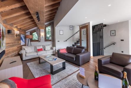 Rent in ski resort 6 room duplex chalet 12 people (1) - Chalet les Flocons - Méribel - Living room