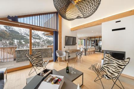 Location au ski Chalet 7 pièces 12 personnes - Chalet Manara - Méribel - Séjour