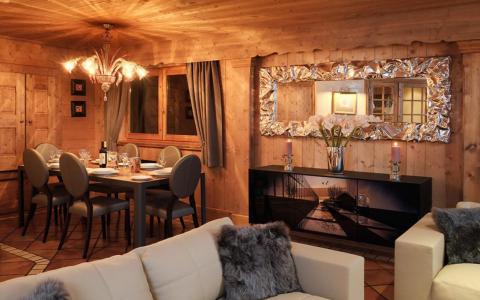 Rent in ski resort Chalet Marielaine - Méribel - Dining area
