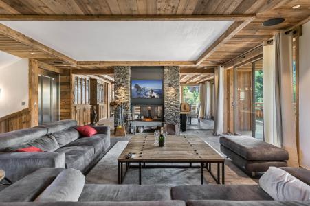 Rent in ski resort 7 room chalet 14 people - Chalet Queen Mijane - Méribel - Living room