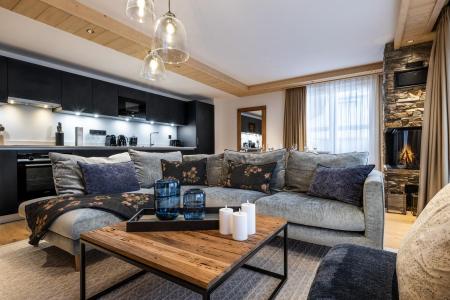 Rent in ski resort 3 room apartment cabin 4-6 people (G12) - Falcon - Méribel - Living room