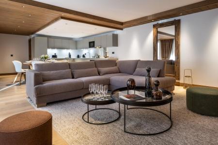 Rent in ski resort 5 room apartment 8 people (G01) - Falcon - Méribel - Living room