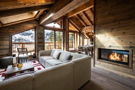 Rent in ski resort 5 room duplex apartment cabin 10-12 people (F21) - Falcon - Méribel - Living room