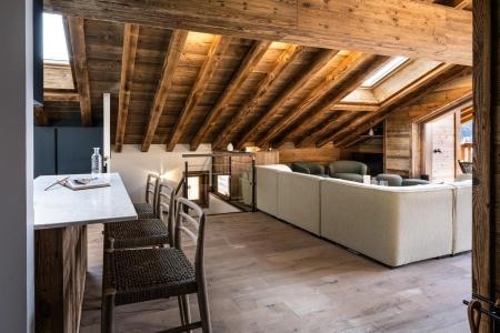 Rent in ski resort 5 room duplex apartment cabin 10-12 people (F21) - Falcon - Méribel - Living room