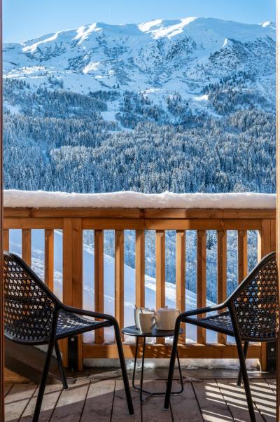 Ski verhuur Appartement 4 kamers 6 personen (B30) - Falcon - Méribel - Balkon