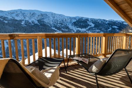 Ski verhuur Appartement 4 kamers 8 personen (C22) - Falcon - Méribel - Balkon