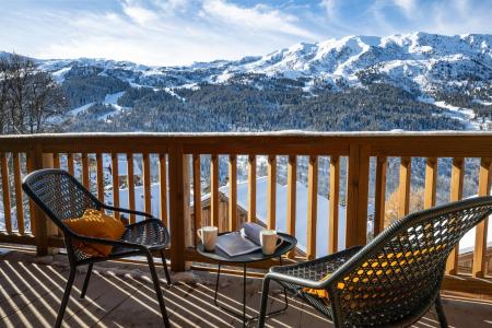 Ski verhuur Appartement 5 kamers 8 personen (B20) - Falcon - Méribel - Balkon