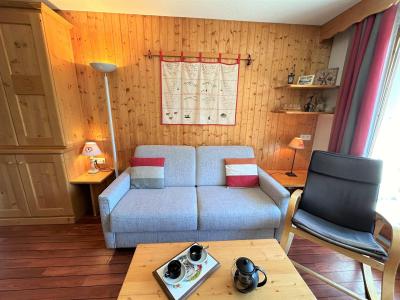 Ski verhuur Appartement 2 kamers 5 personen (011) - L'Ermitage - Méribel - Woonkamer