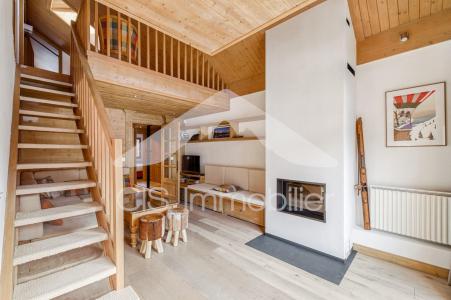 Rent in ski resort 4 room mezzanine apartment 6 people (19) - La Résidence le Vallon - Méribel - Living room