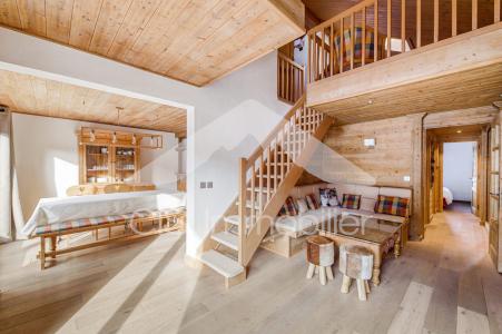 Ski verhuur Appartement 4 kamers mezzanine 6 personen (19) - La Résidence le Vallon - Méribel - Woonkamer