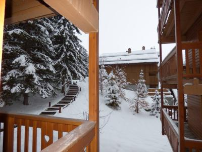 Ski verhuur Appartement 2 kamers 5 personen (04) - La Résidence les Airelles - Méribel - Terras