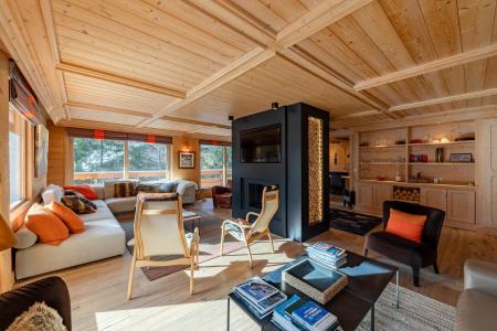 Rent in ski resort 6 room apartment 12 people (GTR003R) - Le Grand Tétras - Méribel - Living room