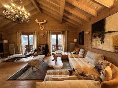 Rent in ski resort Apartment 5 rooms duplex 8 pax (012) - Le Hameau des Biches - Méribel - Living room