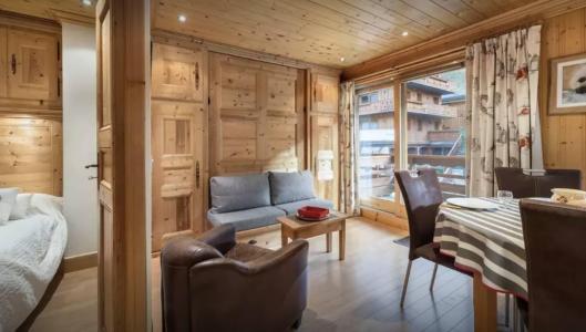 Ski verhuur Studio cabine 4 personen (01) - Le Tremplin - Méribel - Woonkamer