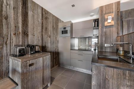 Skiverleih 3-Zimmer-Appartment für 4 Personen (52) - Résidence Aspen Lodge & Park - Méribel - Küche