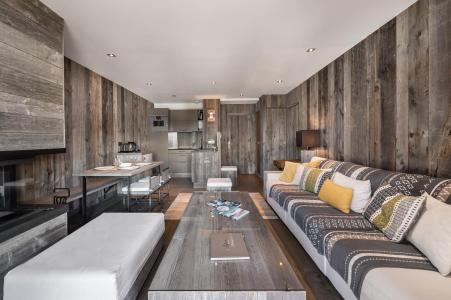 Skiverleih 3-Zimmer-Appartment für 4 Personen (52) - Résidence Aspen Lodge & Park - Méribel - Wohnzimmer