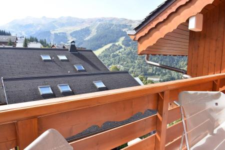 Skiverleih 4 Zimmer Maisonettewohnung für 8 Personen (009) - Résidence Aubépine - Méribel - Terrasse