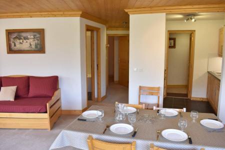 Ski verhuur Appartement 3 kamers 6 personen (05) - Résidence Aubépine - Méribel - Woonkamer