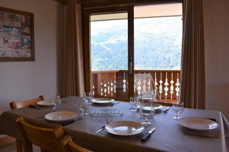 Ski verhuur Appartement 3 kamers 6 personen (05) - Résidence Aubépine - Méribel - Woonkamer