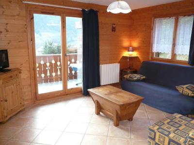 Skiverleih 3-Zimmer-Appartment für 4 Personen (6D R) - Résidence Bergerie des 3 Vallées D - Méribel - Wohnzimmer