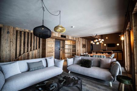 Location au ski Chalet mitoyen 7 pièces duplex 12 personnes (Pulsa) - Résidence Covarel - Méribel - Séjour