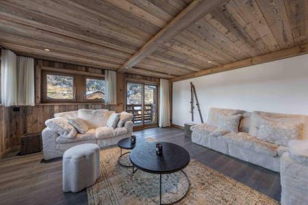 Rent in ski resort Semi-detached 6-room duplex chalet for 10 people (Edel) - Résidence Covarel - Méribel - Living room
