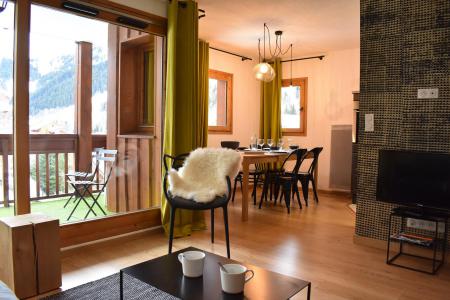 Rent in ski resort 3 room apartment 5 people (50) - Résidence Cristal - Méribel - Living room