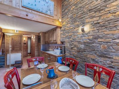 Ski verhuur Appartement duplex 4 kamers 6 personen (C319) - Résidence des Fermes de Méribel Village C - Méribel - Woonkamer