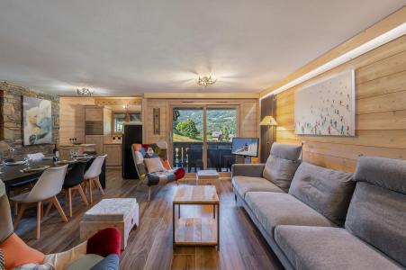 Ski verhuur Appartement duplex 5 kamers 8 personen (180) - Résidence des Fermes de Méribel Village Daguet - Méribel - Woonkamer