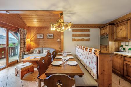 Ski verhuur Appartement duplex 4 kamers 6 personen (8) - Résidence des Fermes de Méribel Village Delys - Méribel - Woonkamer