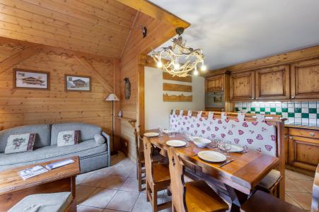 Ski verhuur Appartement duplex 4 kamers 6 personen (8) - Résidence des Fermes de Méribel Village Delys - Méribel - Woonkamer