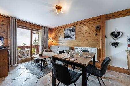 Ski verhuur Appartement 3 kamers 4 personen (F11) - Résidence des Fermes de Méribel Village Frêtes - Méribel - Woonkamer