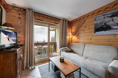 Ski verhuur Appartement 3 kamers 4 personen (F11) - Résidence des Fermes de Méribel Village Frêtes - Méribel - Woonkamer