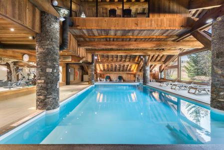Rent in ski resort 3 room apartment 4 people (F11) - Résidence des Fermes de Méribel Village Frêtes - Méribel - Swimming pool