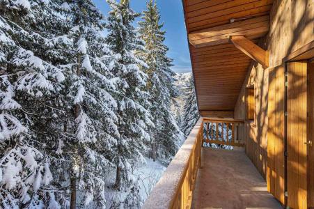 Vacaciones en montaña Apartamento dúplex 4 piezas 8 personas (12) - Résidence Diablerets - Méribel - Balcón