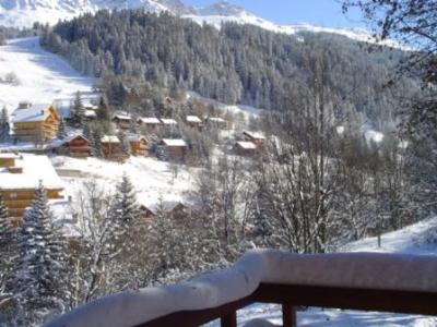 Ski verhuur Appartement 4 kamers 7 personen - Résidence Dou du Pont - Méribel - Balkon