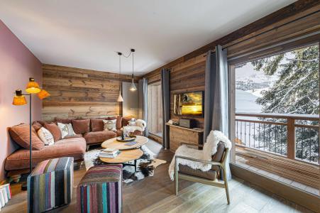 Rent in ski resort 4 room apartment 6 people (203) - Résidence du Parc Alpin - Méribel - Living room