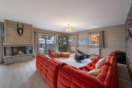 Rent in ski resort 5 room apartment 8 people (103) - Résidence du Parc Alpin - Méribel - Living room