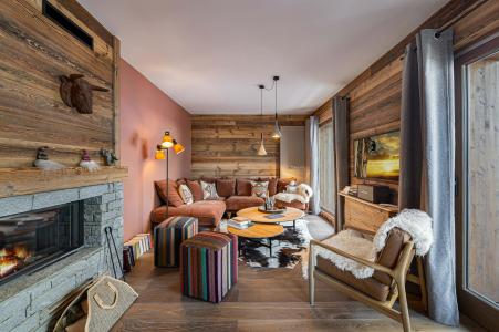 Ski verhuur Appartement 4 kamers 6 personen (203) - Résidence du Parc Alpin - Méribel - Woonkamer