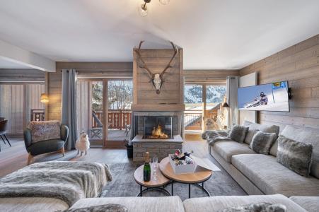 Ski verhuur Appartement 4 kamers 6 personen (302) - Résidence du Parc Alpin - Méribel - Woonkamer