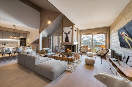 Ski verhuur Appartement 4 kamers 6 personen (402) - Résidence du Parc Alpin - Méribel - Woonkamer